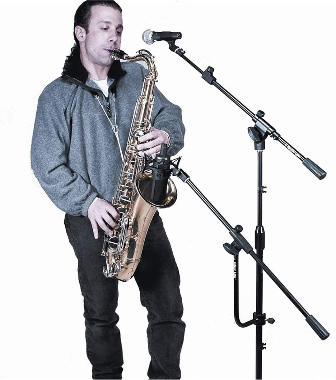 Quiklok Noten-/Mikrofonständer, schwarz