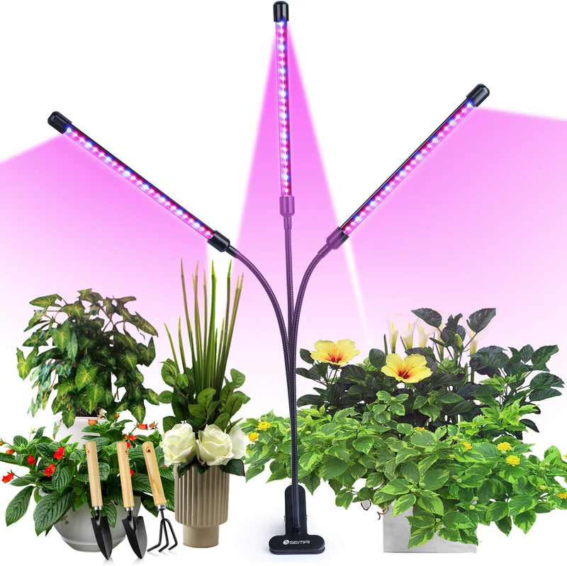 semai Pflanzenlampe LED 30W Pflanzenlicht Pflanzenleuchte Wachstumslampe Wachsen licht Grow Lampe Vo