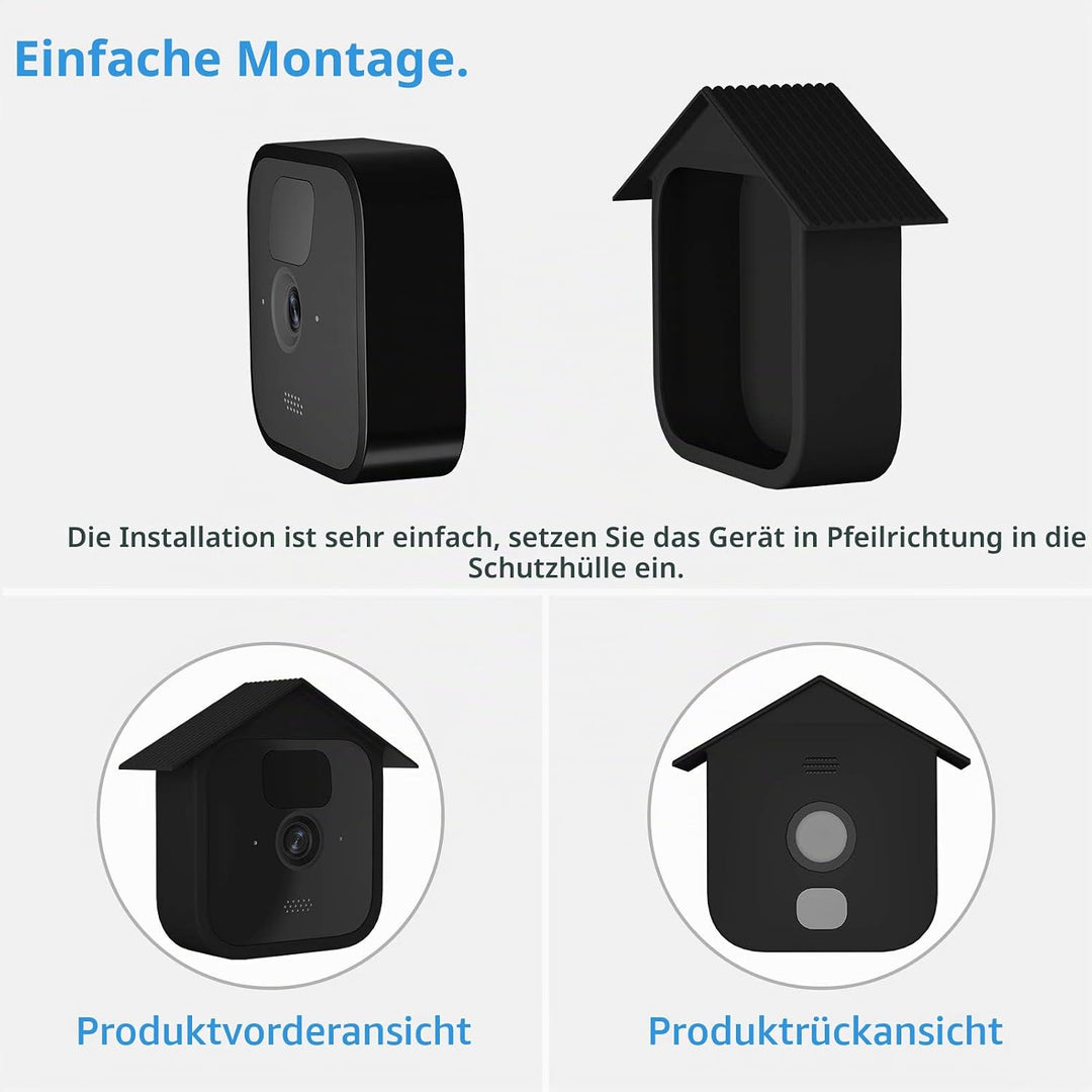 HOLACA Outdoor-Kamera-Abdeckung, Vogelhaus-Schutzhülle für Blink Outdoor 3 Sicherheitskamera, Siliko