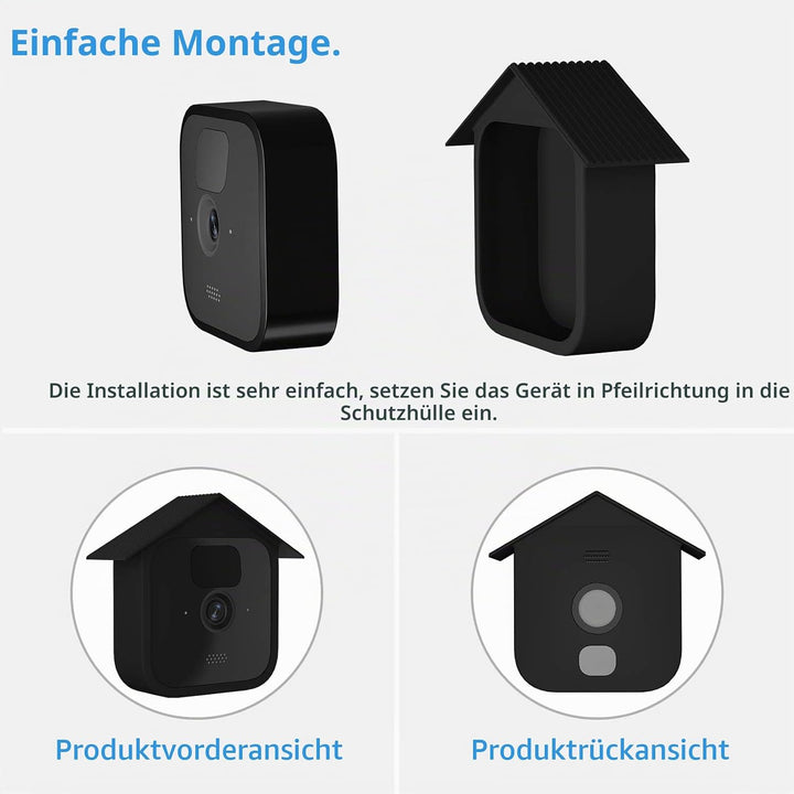 HOLACA Outdoor-Kamera-Abdeckung, Vogelhaus-Schutzhülle für Blink Outdoor 3 Sicherheitskamera, Siliko