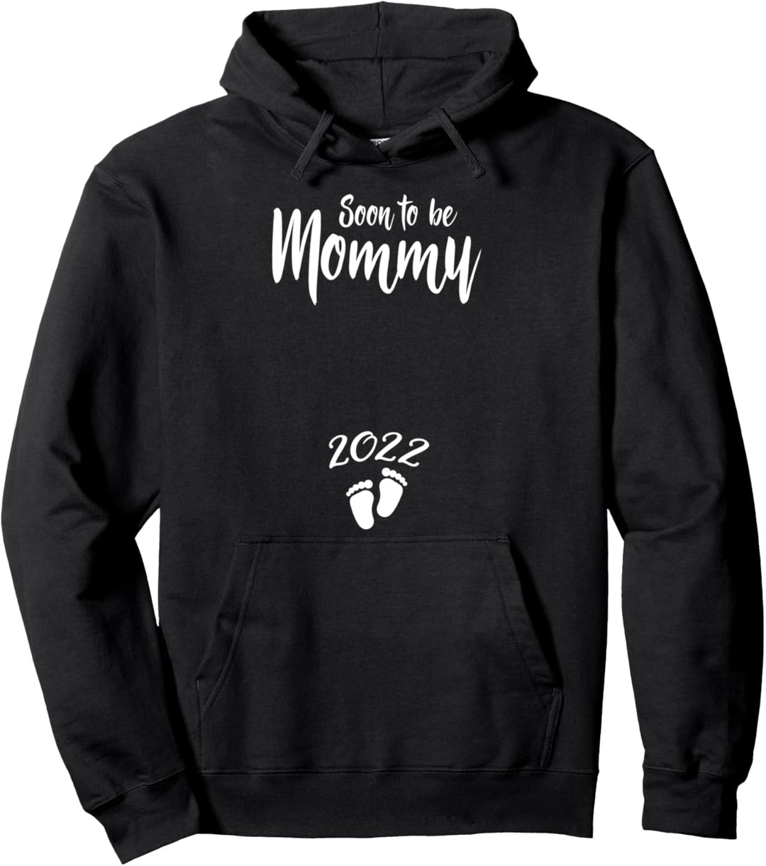 Mom Soon To Be Mommy 2022 Mutter Schwangere Frau Pullover Hoodie