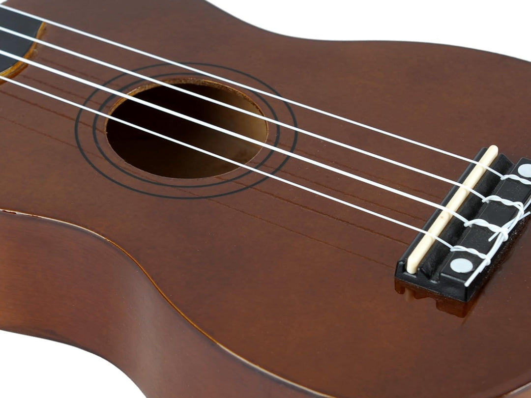 Winzz Sopran Ukulele Starter Kit für Anfänger, mit Tasche, Clip-On Tuner, zusätzlichen Saiten, Gurt,