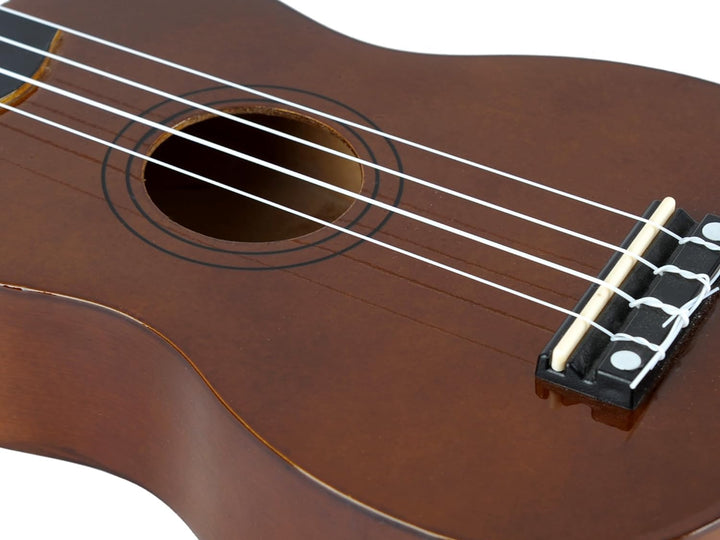 Winzz Sopran Ukulele Starter Kit für Anfänger, mit Tasche, Clip-On Tuner, zusätzlichen Saiten, Gurt,