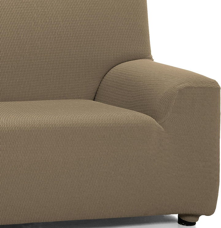 Martina Home Sofabezug 3 Plätze, Braun(Leather) 3 Sitzer (170 bis 220 cm) Braun(leather), 3 Sitzer (