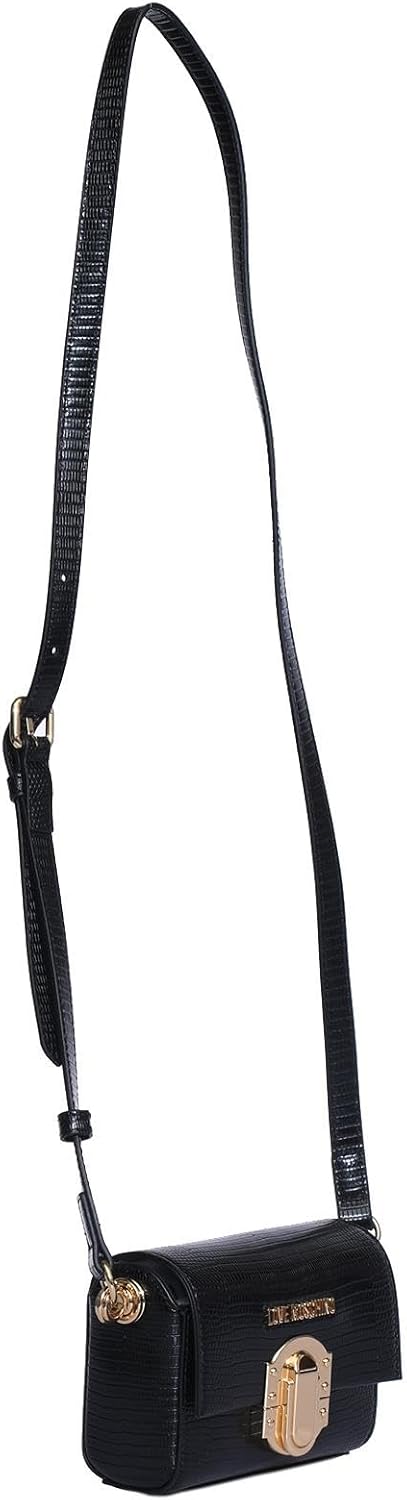 Love Moschino Women's Jc4294pp0gku0 Handbag, 10X14X6 Schwarz, Schwarz