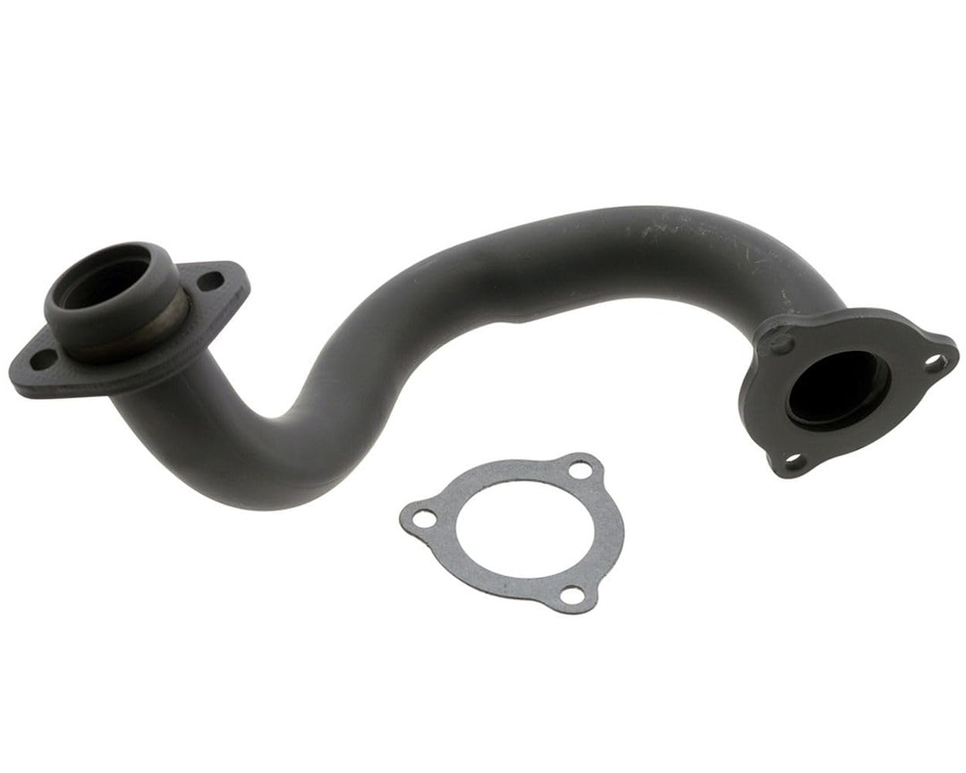 TECNIGAS Krümmer Auspuff offen kompatibel für Derbi Senda 50 SM DRD X-treme D50B engine, Aprilia SX
