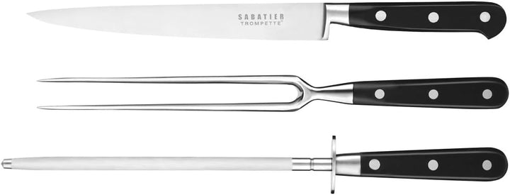 Richardson Sheffield SABATIER TROMPETTE Tranchiermesser Set 3-teilig | 1 Tranchiermesser, 1 Tranchie