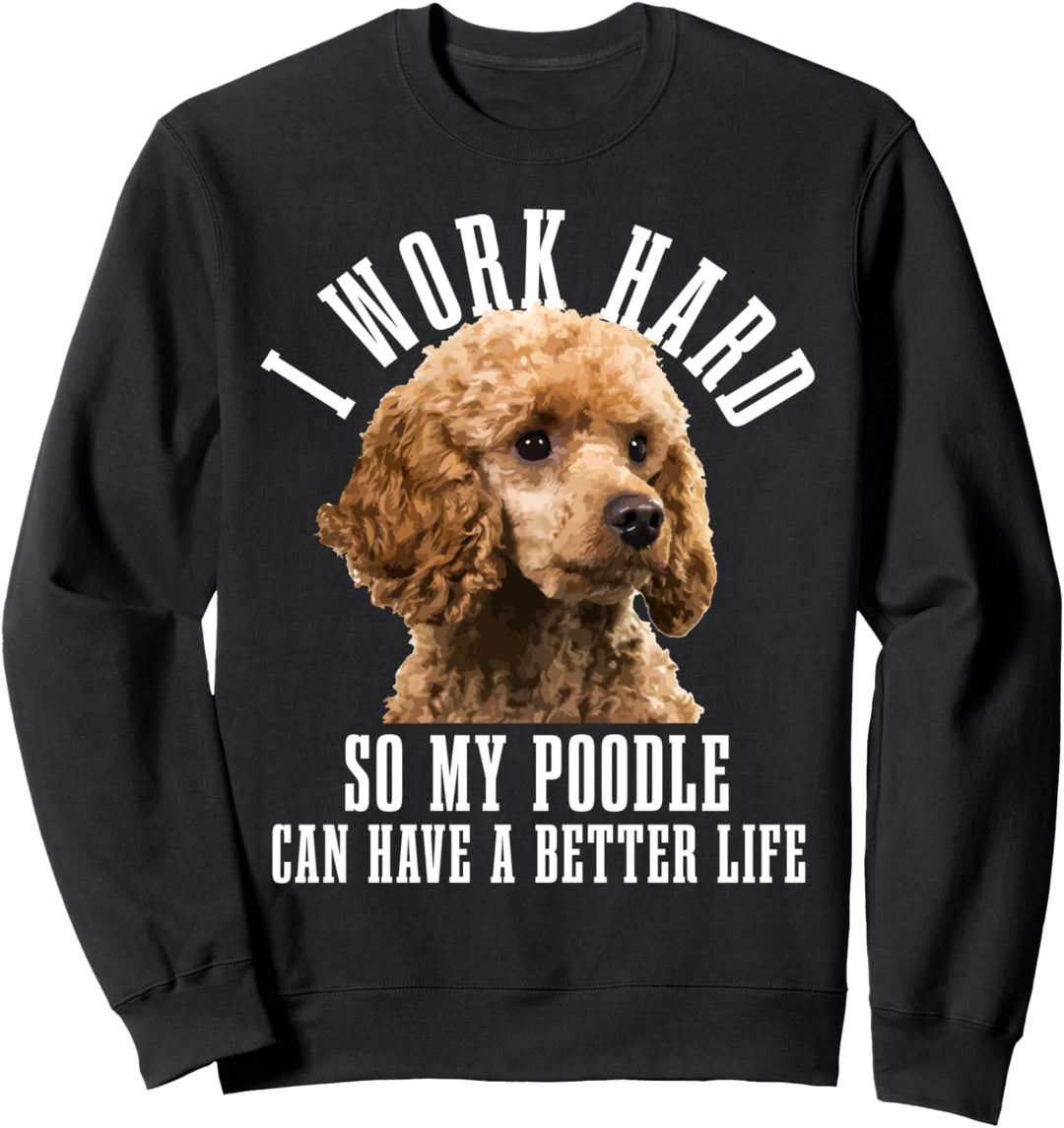 Lustiger Pudel mit Pudel Sweatshirt