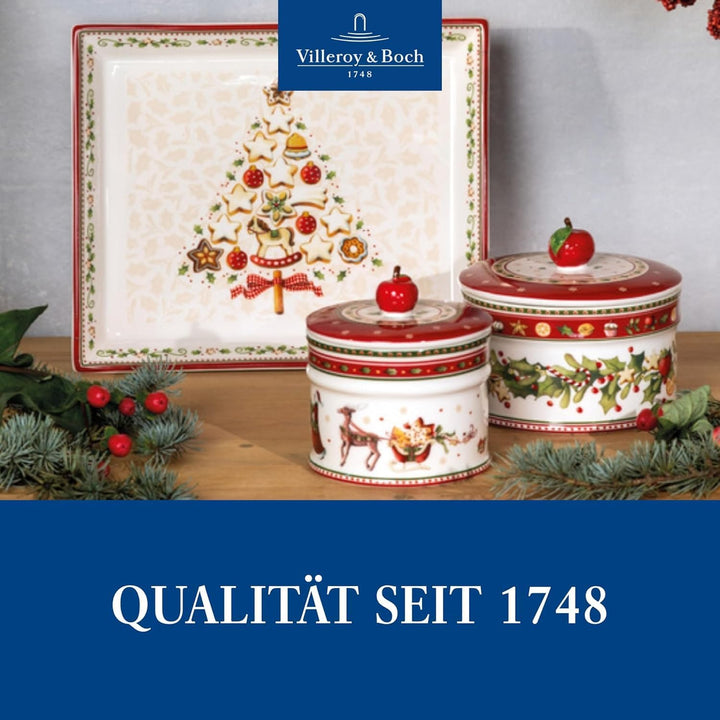 Villeroy & Boch - Winter Bakery Delight Plätzchendose bunt, Gebäckdose Weihnachtlich gross, Keksdose