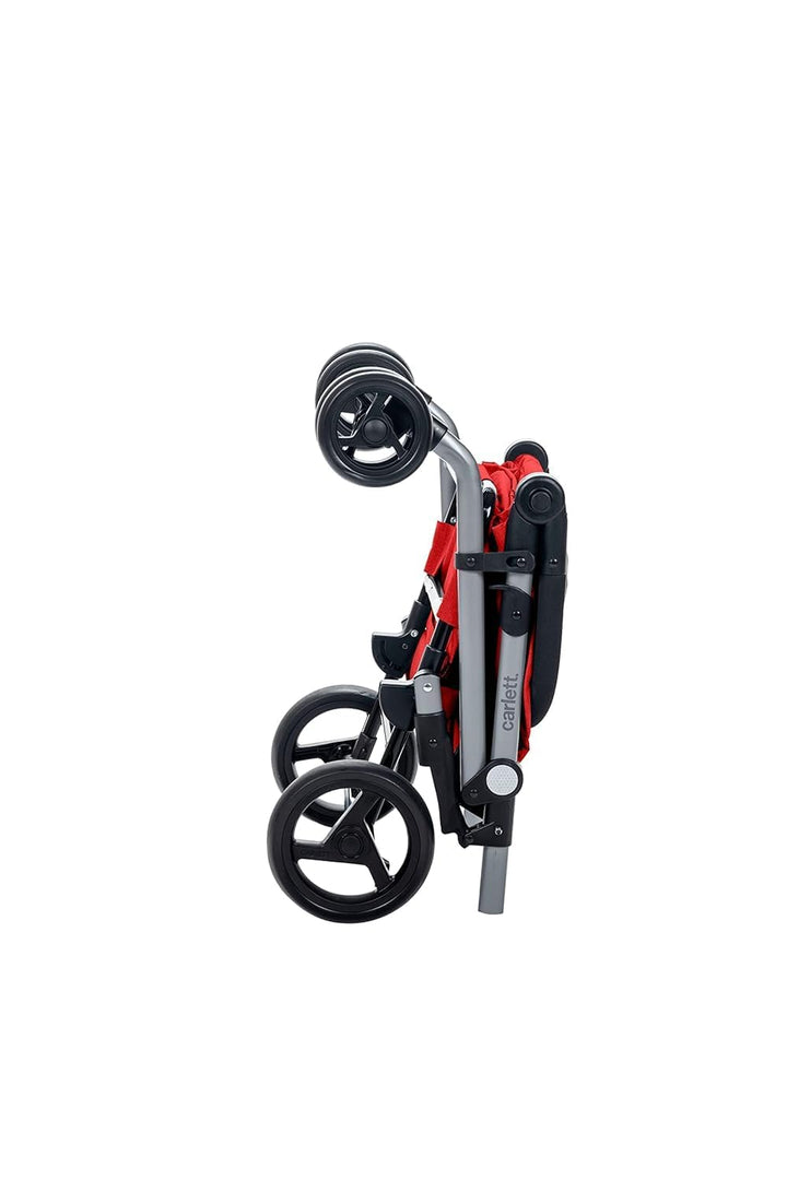 Carlett – Classic Duo | Faltbarer Einkaufswagen mit Gratis-Haken | Robuster Einkaufswagen | 4 Räder