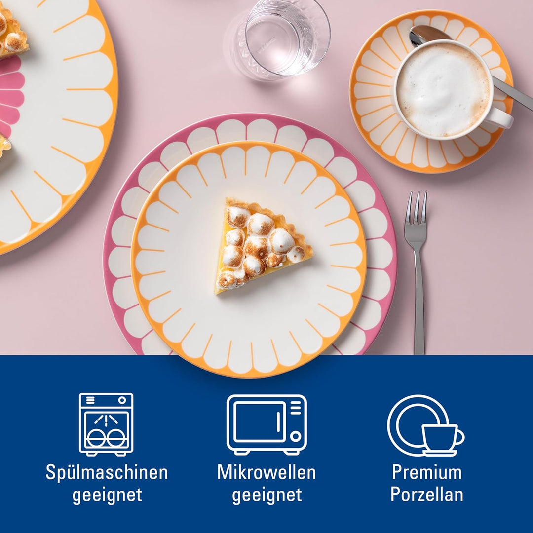 Villeroy &amp; Boch - Fleur soleil Frühstücksteller Gelb, Spülmaschinenfest, Mikrowellensicher, Dessertt