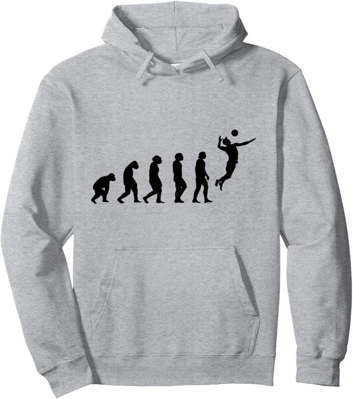 Volleyball Evolution Volleyballer Volleyballspieler Geschenk Pullover Hoodie