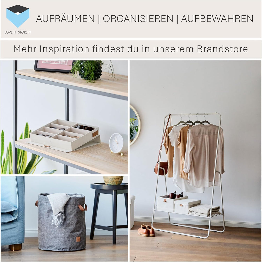 LOVE IT STORE IT Premium Geschenkpapier Organizer - Hochwertige Geschenkpapier Aufbewahrung aus Stof