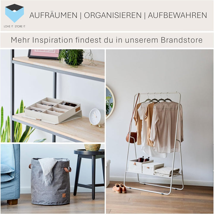 LOVE IT STORE IT Premium Geschenkpapier Organizer - Hochwertige Geschenkpapier Aufbewahrung aus Stof