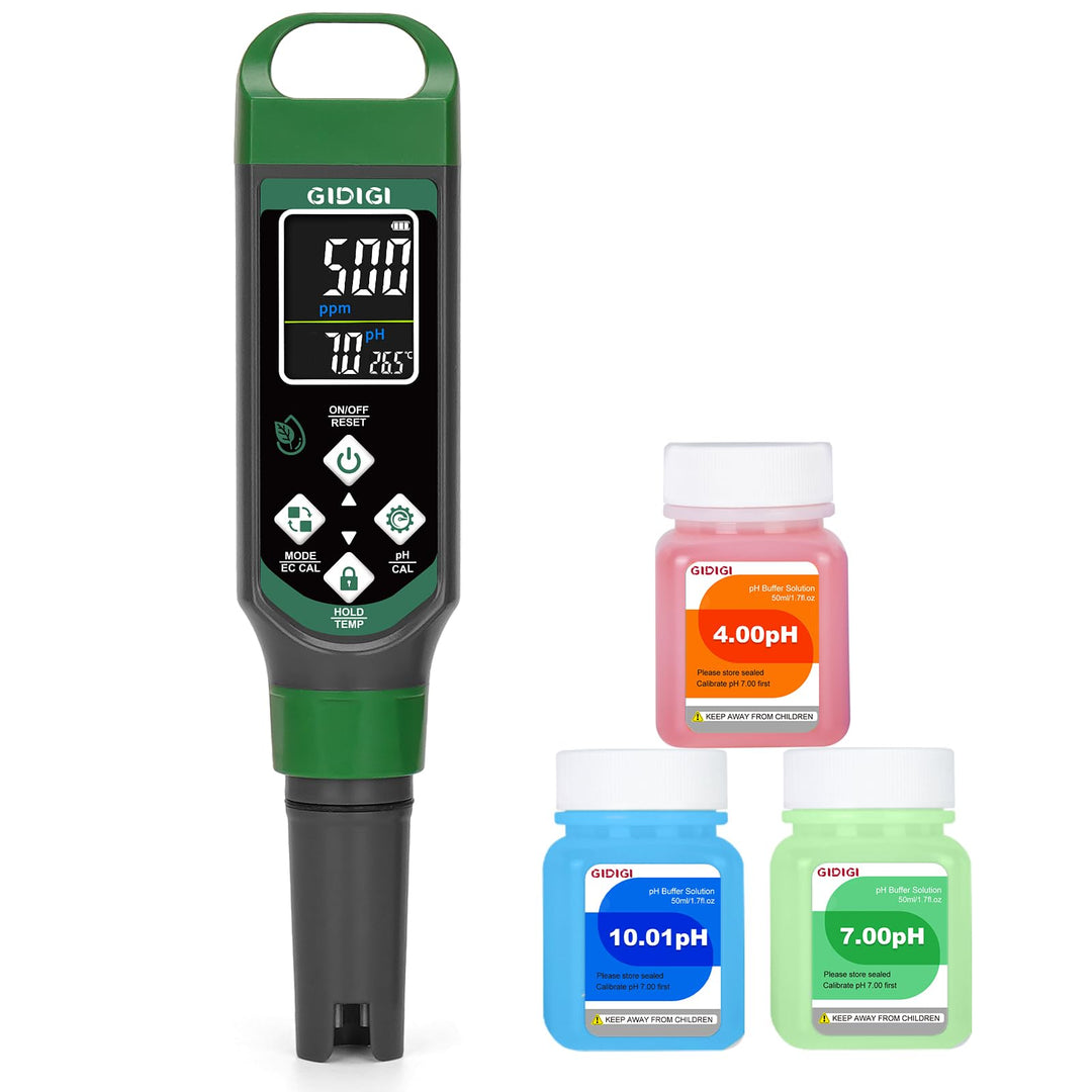 pH Messgerät für Hydrokulturen, pH Messgerät für Pool, TDS EC Messgerät mit Farbdisplay, pH Wert Was