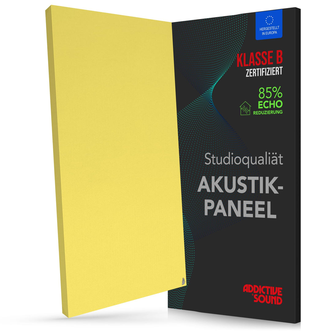 Addictive Sound Schallabsorber Wand Premium, Studioqualität-Akustikpaneel mit Akustikwolle, Klasse A