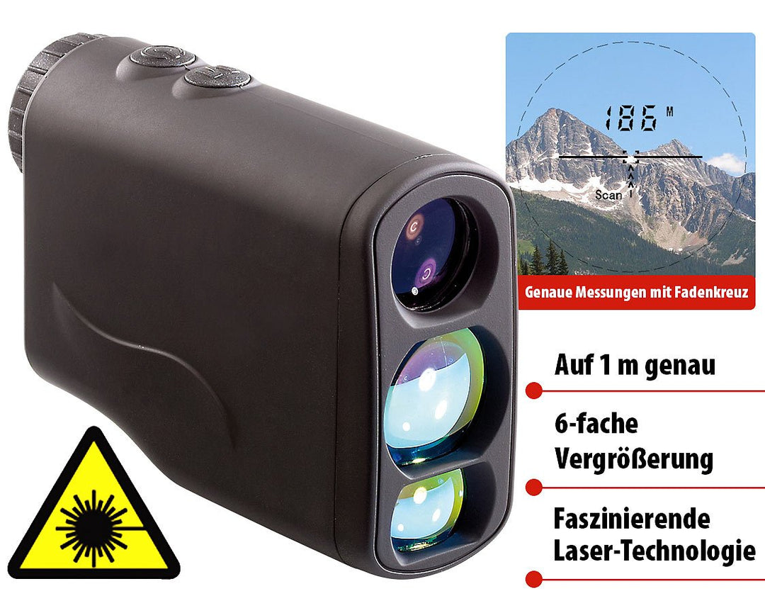 Zavarius Entfernungsmesser: Laser-Entfernungs- und Geschwindigkeitsmesser, 6x21 (Laser Entfernungsme