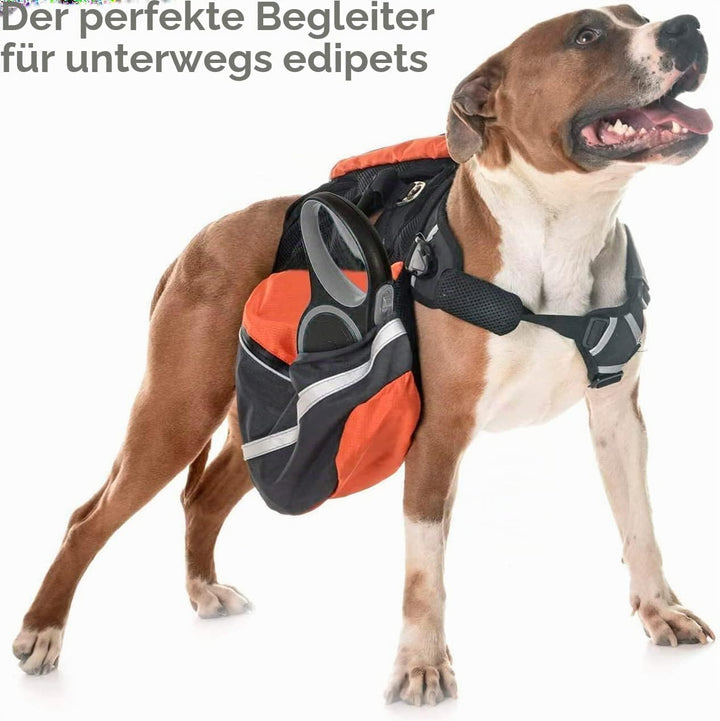Edipets, Hundeleine, Ausziehbar, Einziehbar, 3, 5 und 8 Meter, Flexibles Band für Rechts- und Spazie