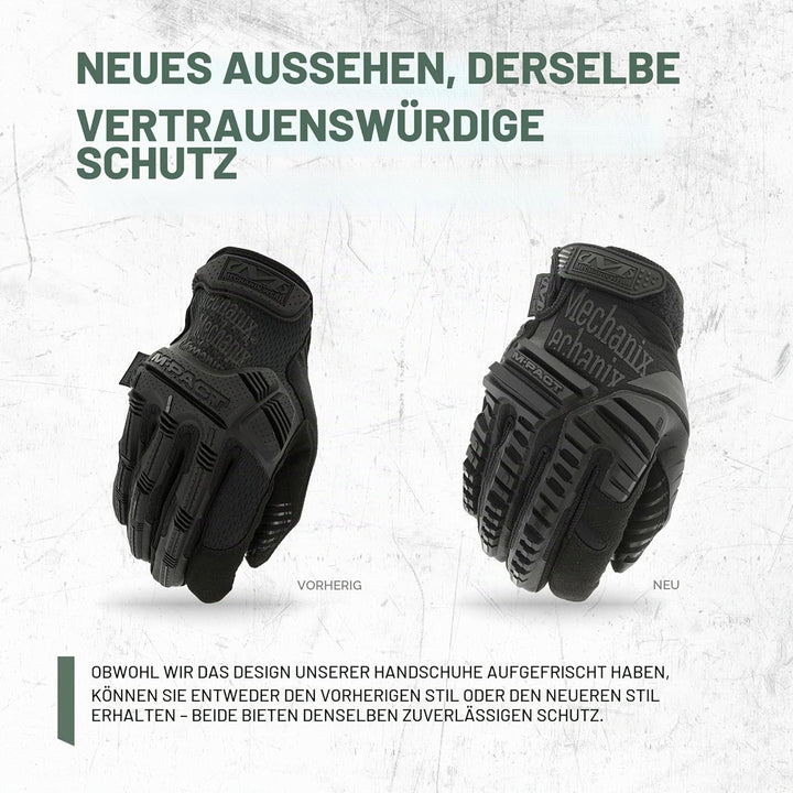 Mechanix Wear Handschuhe M-Pact (, MPT-55-008,Schwarz,S S Schwarz, S Schwarz