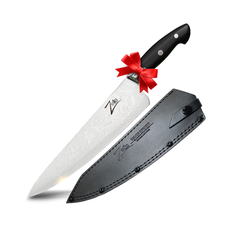 Zelite Infinity Küchenmesser 25cm – Executive-Plus-Serie – 45-lagiges Damastmesser aus Japanischem A