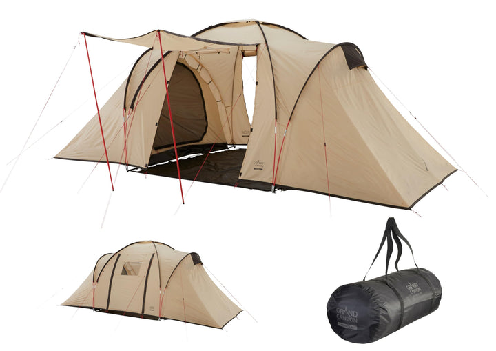 Grand Canyon Unisex – Erwachsene Atlanta 4 Zelt, Mehrfarbig, 4 Personen