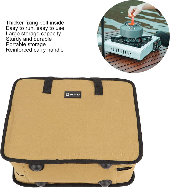 Tragetasche Für Campingkocher, Aufbewahrungstasche Für Campingkocher, Tragbar, 600D Oxford-Stoff, Ve