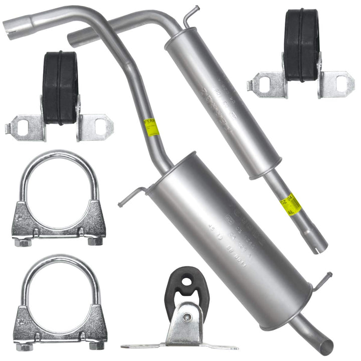 Schalldämpferset Auspuffanlage Auspuff für Ibiza 3 III 6L Fabia 1 I 6Y 1.0i 1.4 16V 1.4i 1.4i 16V Po