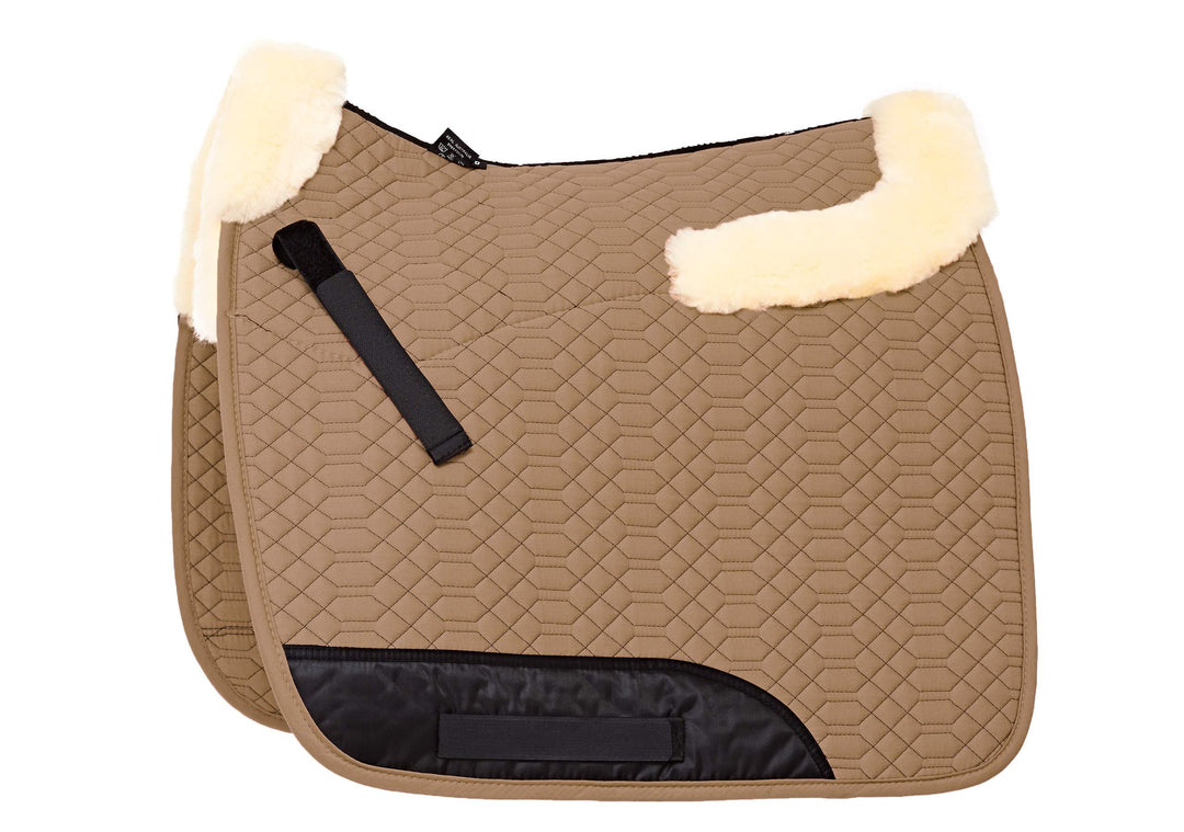 Engel Reitsport Lammfell Schabracke Half Lined mit Fellkranz vorne und hinten SCHABRA4-VSS-CAM-MED S