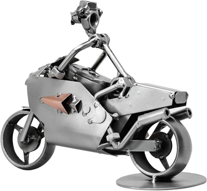 metalman24 Schraubenmännchen Motorrad Rennmotorrad I Handarbeit I Geschenkidee I Metallfigur I Metal