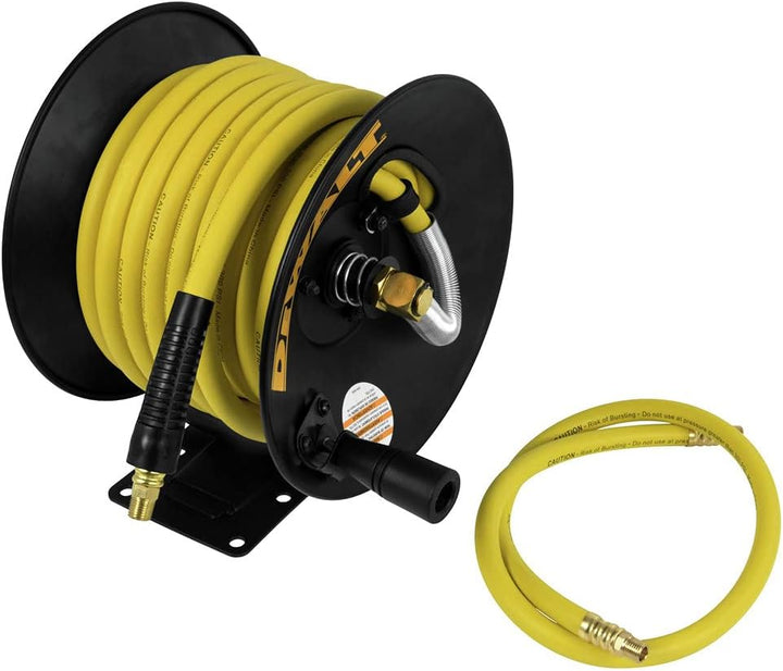 DeWalt DXCM024-0348 3/8” x 50’ Manual Hose Reel with Rubber Hose