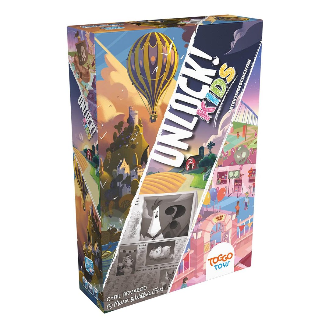 Asmodee, Unlock! Kids, Kinderspiel, Rätselspiel, 1-4 Spieler, Ab 6+ Jahren, 20+ Minuten, Deutsch a.