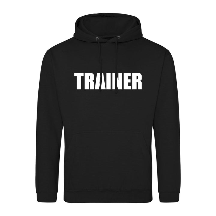 huuraa Unisex Hoodie Trainer Training Pullover Vegan Grösse S-3XL mit Motiv für alle Fitness Coachs