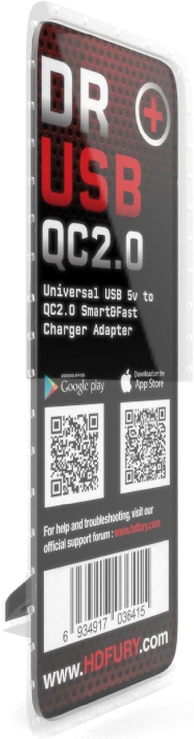 HDFury, USB Doctor 2.0, USB Schnellladeadapter, bis zu doppelte Aufladegeschwindigkeit, universal fü