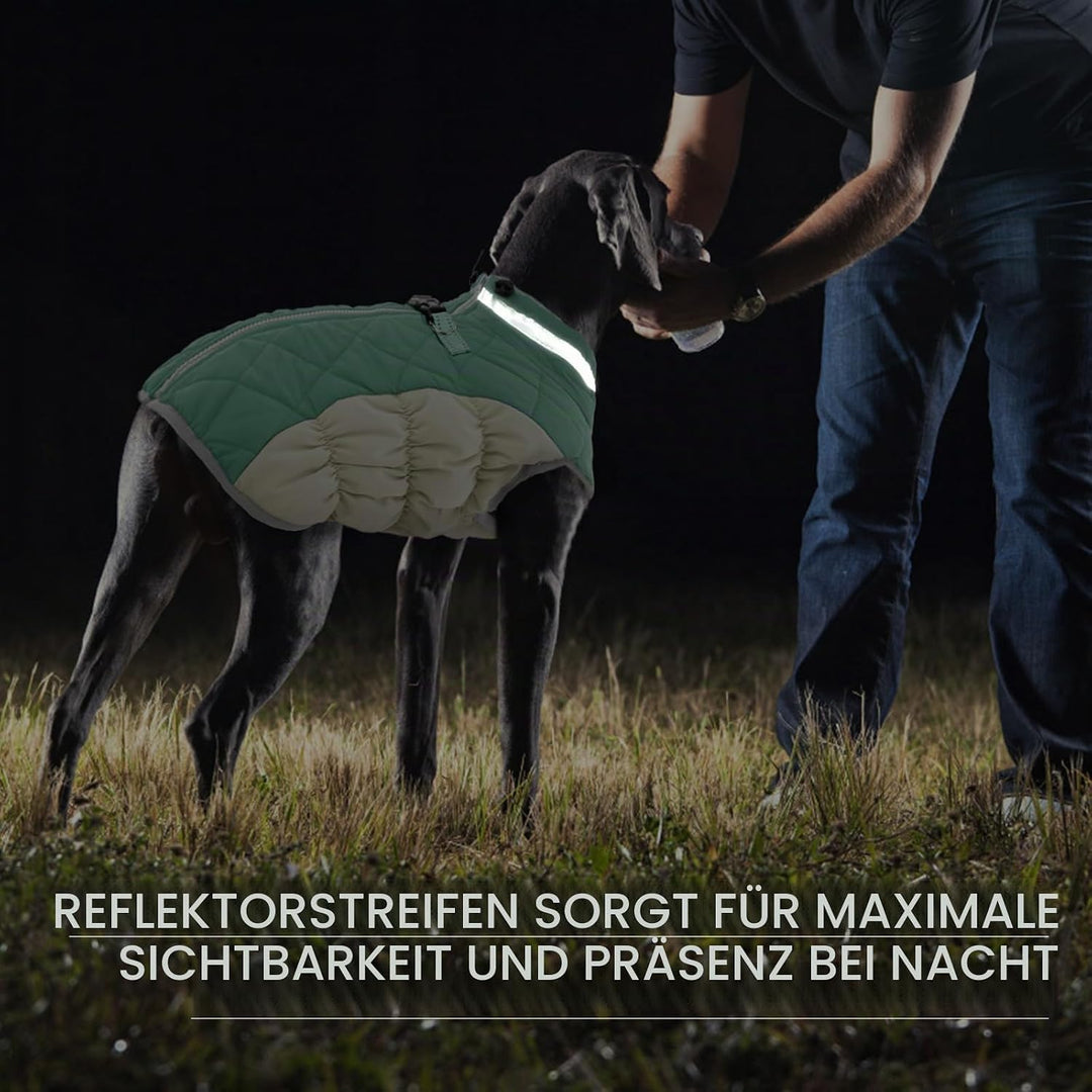 Kuoser Wärme hundemantel, Winddicht hundejacke, Reflektierend hundemantel für kleine Hunde, hundeman