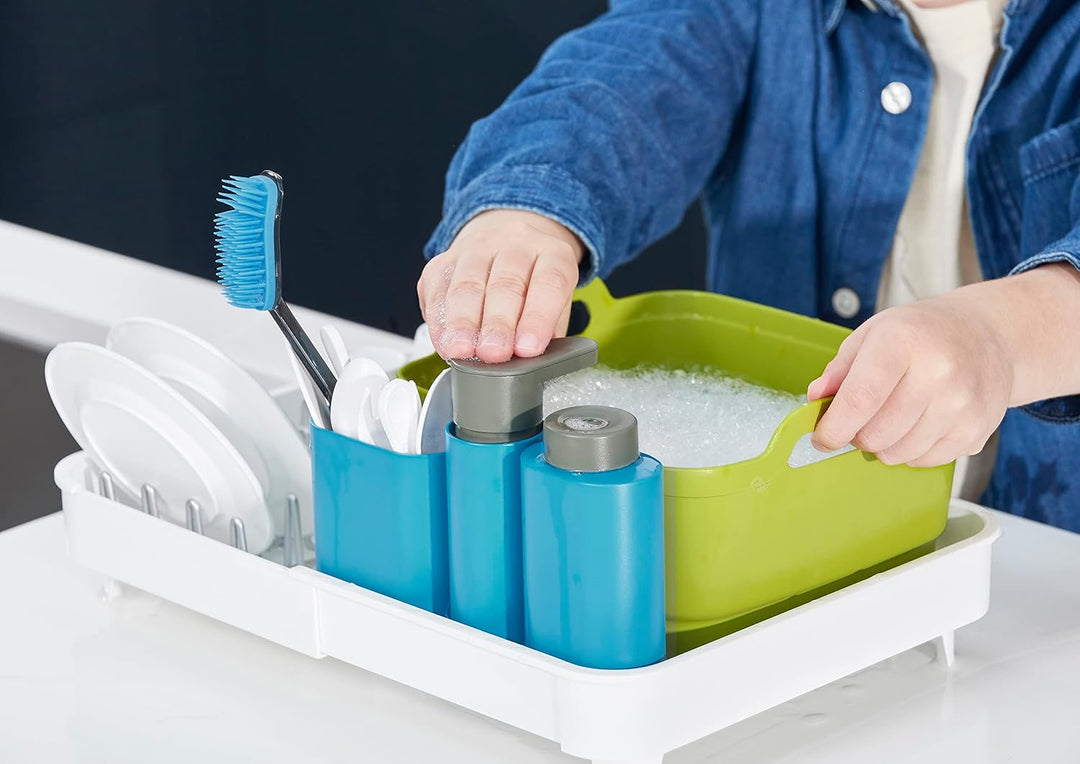 Casdon Joseph Joseph Extend | Detailliertes Geschirrspülset für Kinder ab 3 Jahre | Inklusive Pumpe,