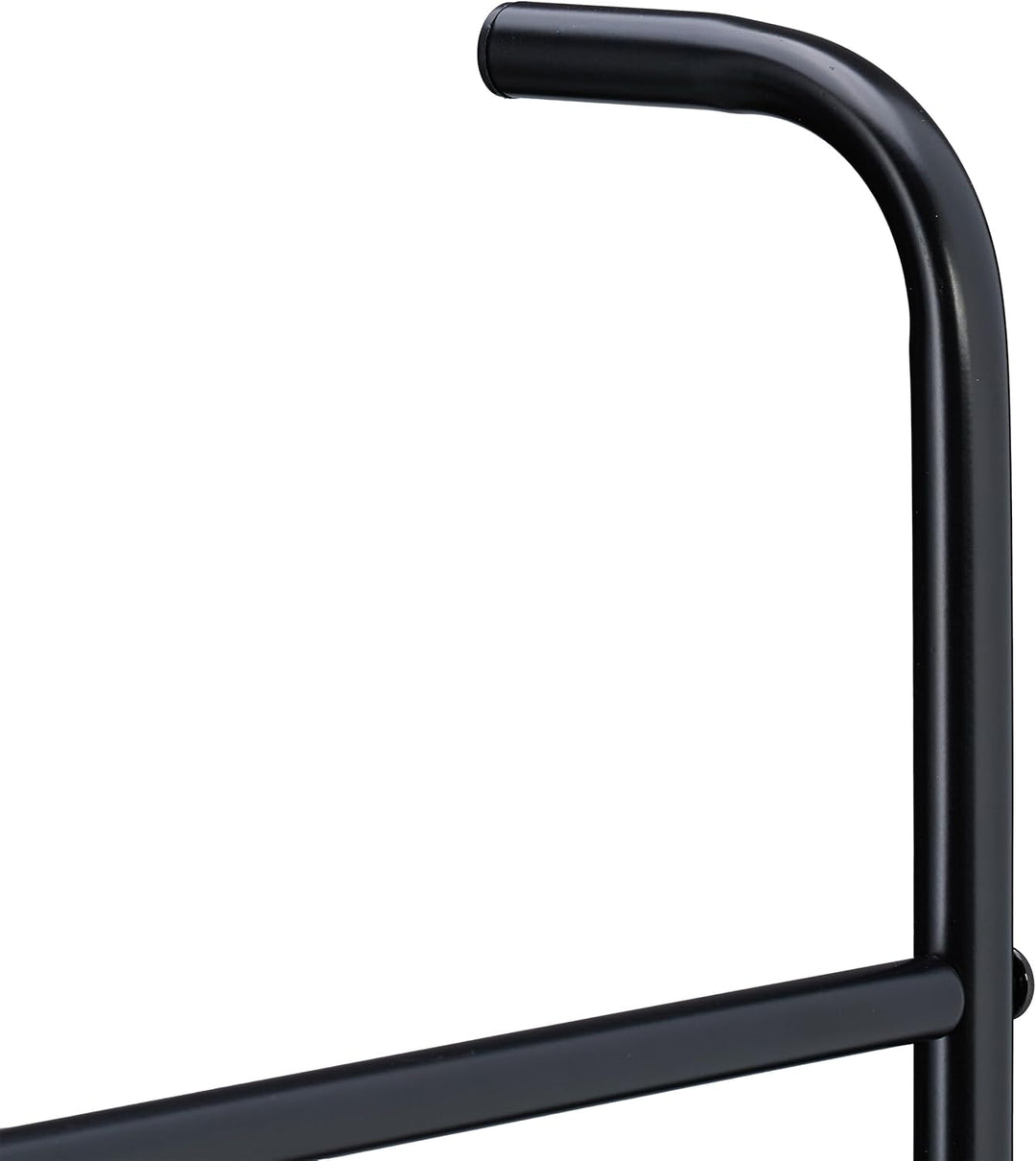 Relaxdays Handtuchleiter Metall, 6 Sprossen, Wäscheleiter Handtücher, Kleidung, HBT: 171x45,5x10 cm,