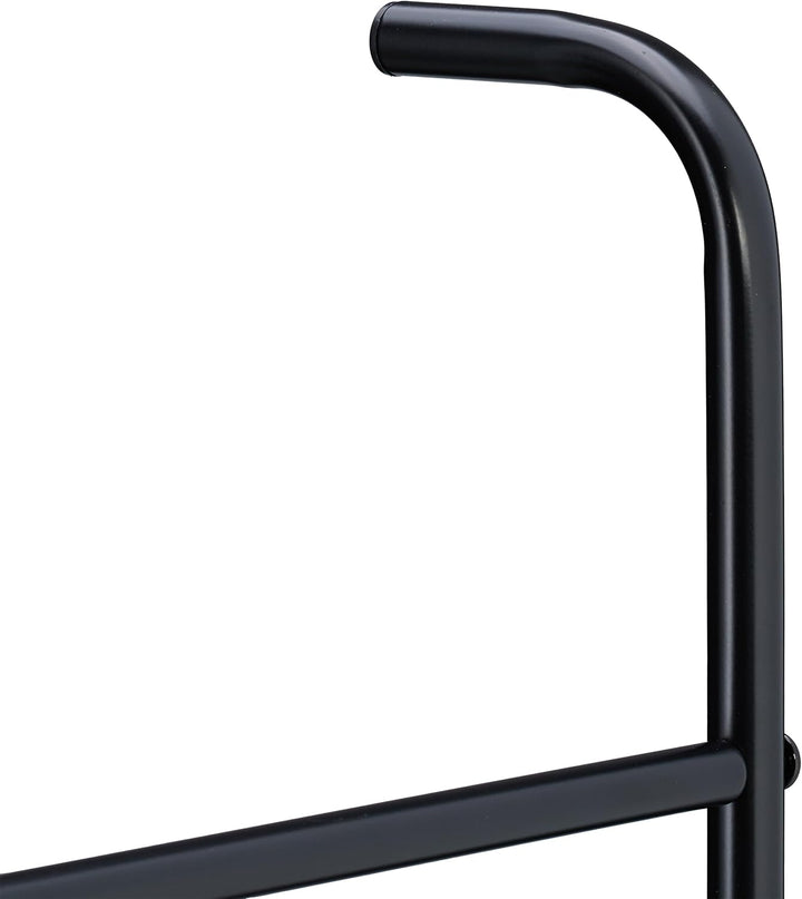 Relaxdays Handtuchleiter Metall, 6 Sprossen, Wäscheleiter Handtücher, Kleidung, HBT: 171x45,5x10 cm,