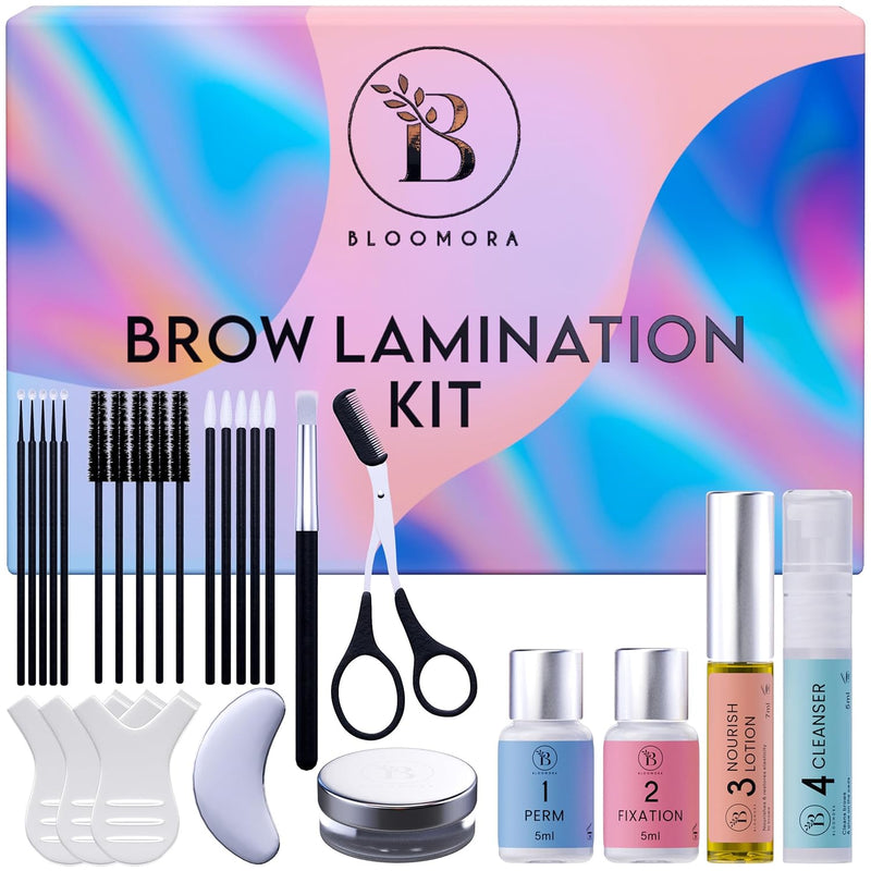 Augenbrauen Lifting Set, Brow Lifting Set 6-8 Wochen, 15 Anwendungen, DIY Augenbrauen Laminierung Se