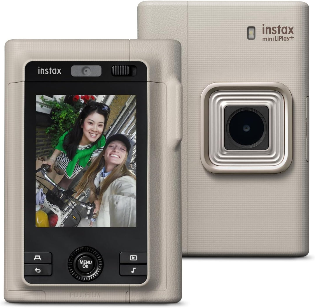 instax mini LiPlay+™ Sand Beige, hybride Sofortbildkamera