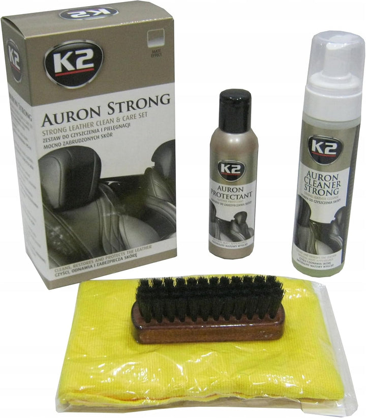 K2 AURON STRONG Sauberes und Pflegeset, Gerbt