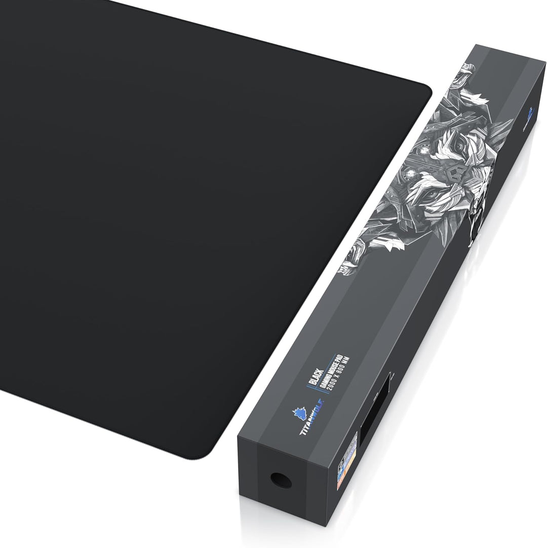 Titanwolf XXXL Übergrösse Mauspad 2000x800mm, Gaming Mousepad Gross,200x80 cm Tischunterlage Large S