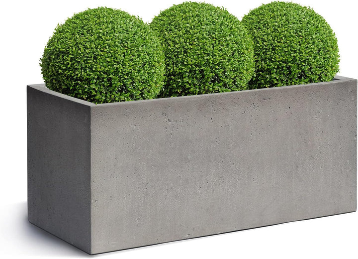 ESCHBACH® Pflanzkübel Box 80 Beton Grau Rechteckig * 80 x 31 x 31 cm * 10 Jahre Garantie 80x31x31, 8