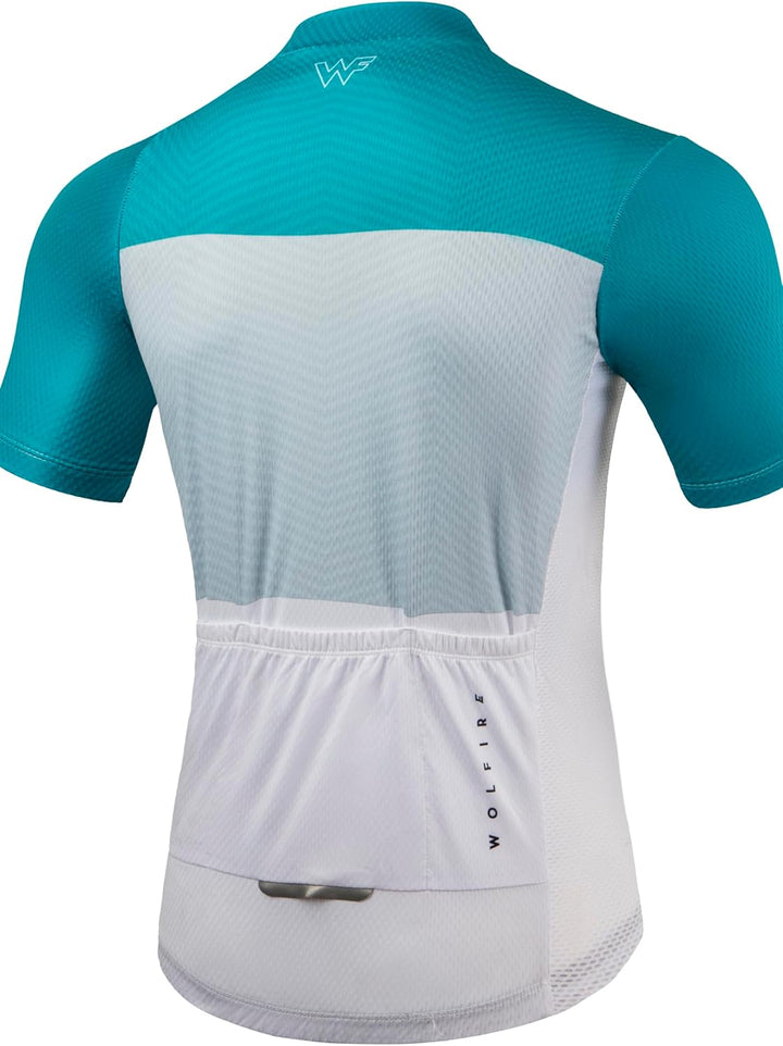WOLFIRE WF Rennrad Trikot Herren, Hergestellt Aus Polyester. MTB - Radtrikot Herren Kurzarm, Fahrrad