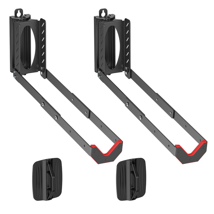 Maclean 2er Pack Wandhalterung für Fahrräder | Fahrradhalter klappbar mit 60° Schwenkfunktion | Fahr