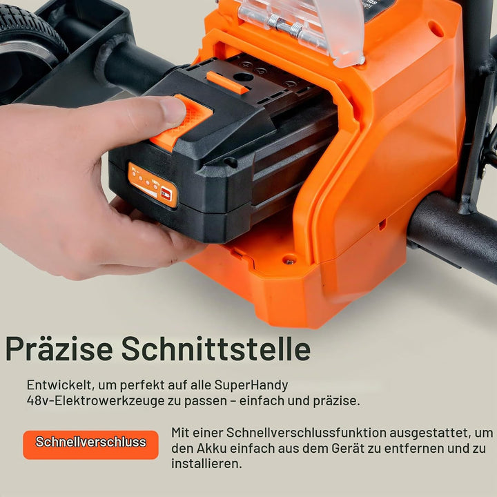 SuperHandy Lithium-Ionen-Akkumulator Pro Super Duty 48V DC 2Ah 88,8 Wattstunden (Akkumulator für den