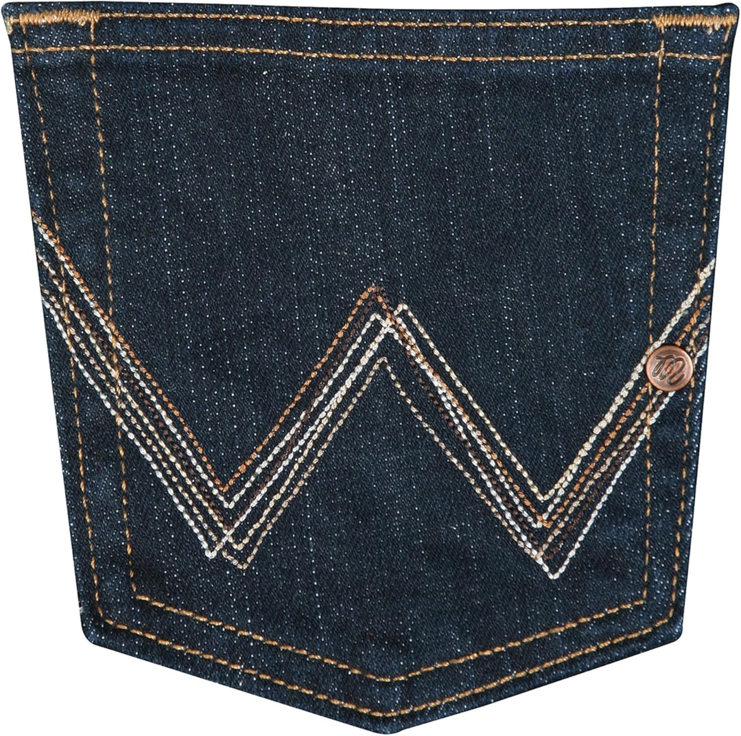 Wrangler Damen Q-Baby Mid Rise Boot Cut Ultimate Riding Jeans 0x36 Dunkle Dynastie, 0x36 Dunkle Dyna