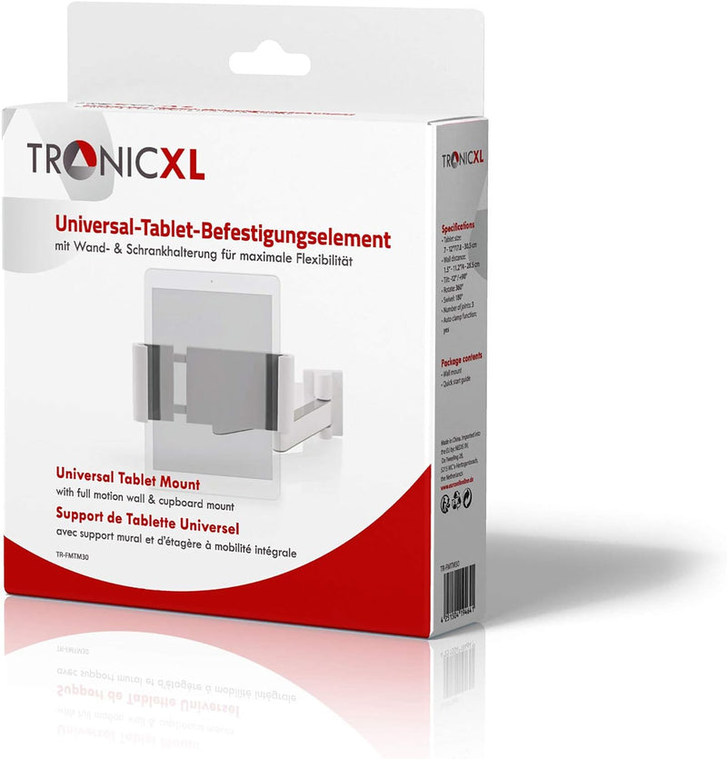 TronicXL Tablet Wandhalterung Wandhalter Halterung schwenkbar neigbar kompatibel mit Apple Ipad Leno