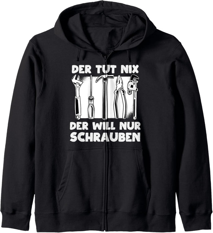 Mechaniker KFZ Mechatroniker Motiv mit lustigen Spruch Kapuzenjacke