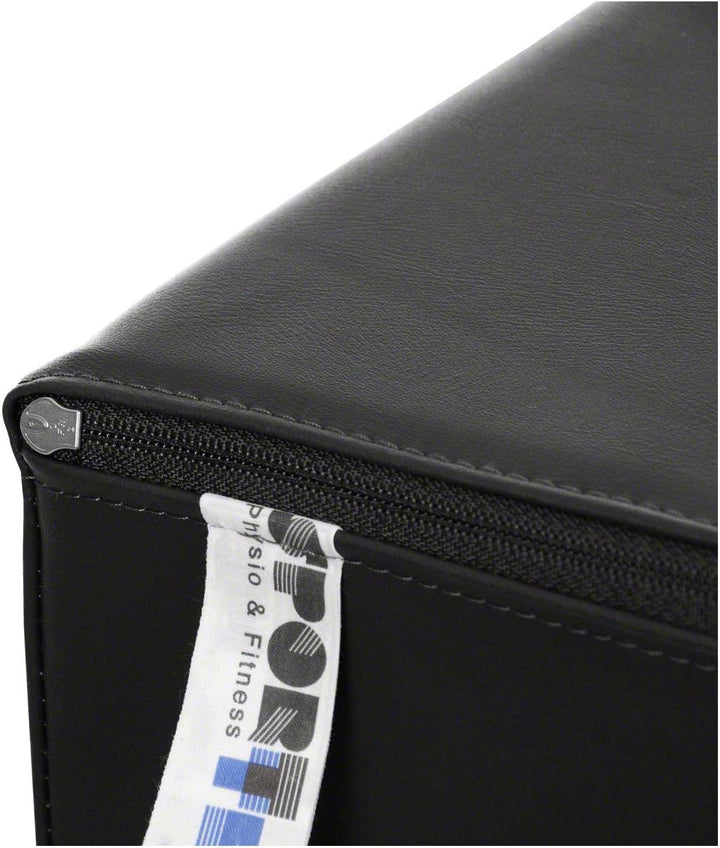 Sport-Tec Stufen-Lagerungskissen Stufenlagerungswürfel Lagerungswürfel 50x25x20 cm schwarz, schwarz