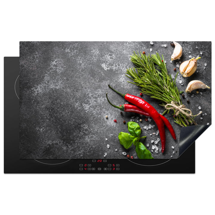 KitchenYeah© Herdabdeckplatte Einteilig Küche Kochfeld Abdeckung Ceranfeld Herdplattenabdeckung Aufr